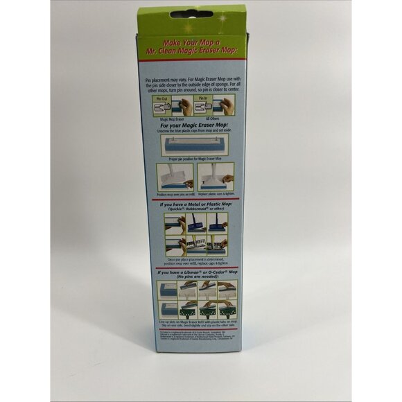 Mr. Clean Magic Eraser Mop Refill Fits Most Squeeze Mops Refill Type A NIB - Picture 5 of 9